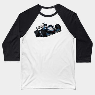 Mika Hakkinen F1 car Low Poly Baseball T-Shirt